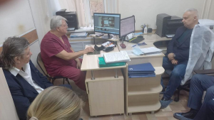 Больницу с визитом посетили специалисты ФГБУ «НМИЦ травматологии и ортопедии имени Н.Н. Приорова»